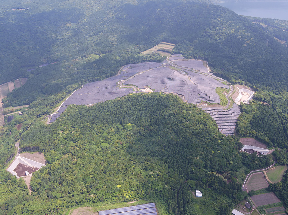 太陽光発電所　完成想定図