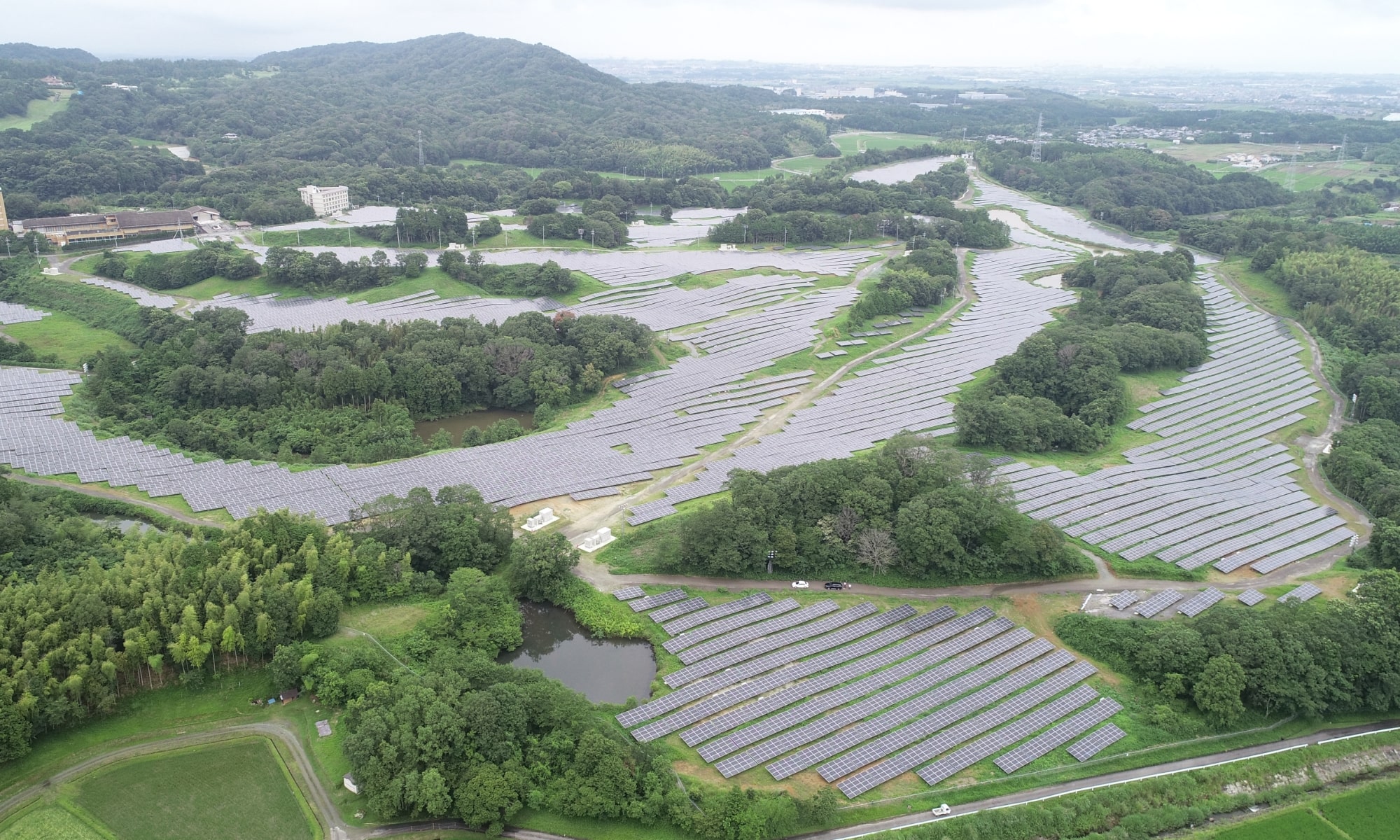 太陽光発電所　完成想定図