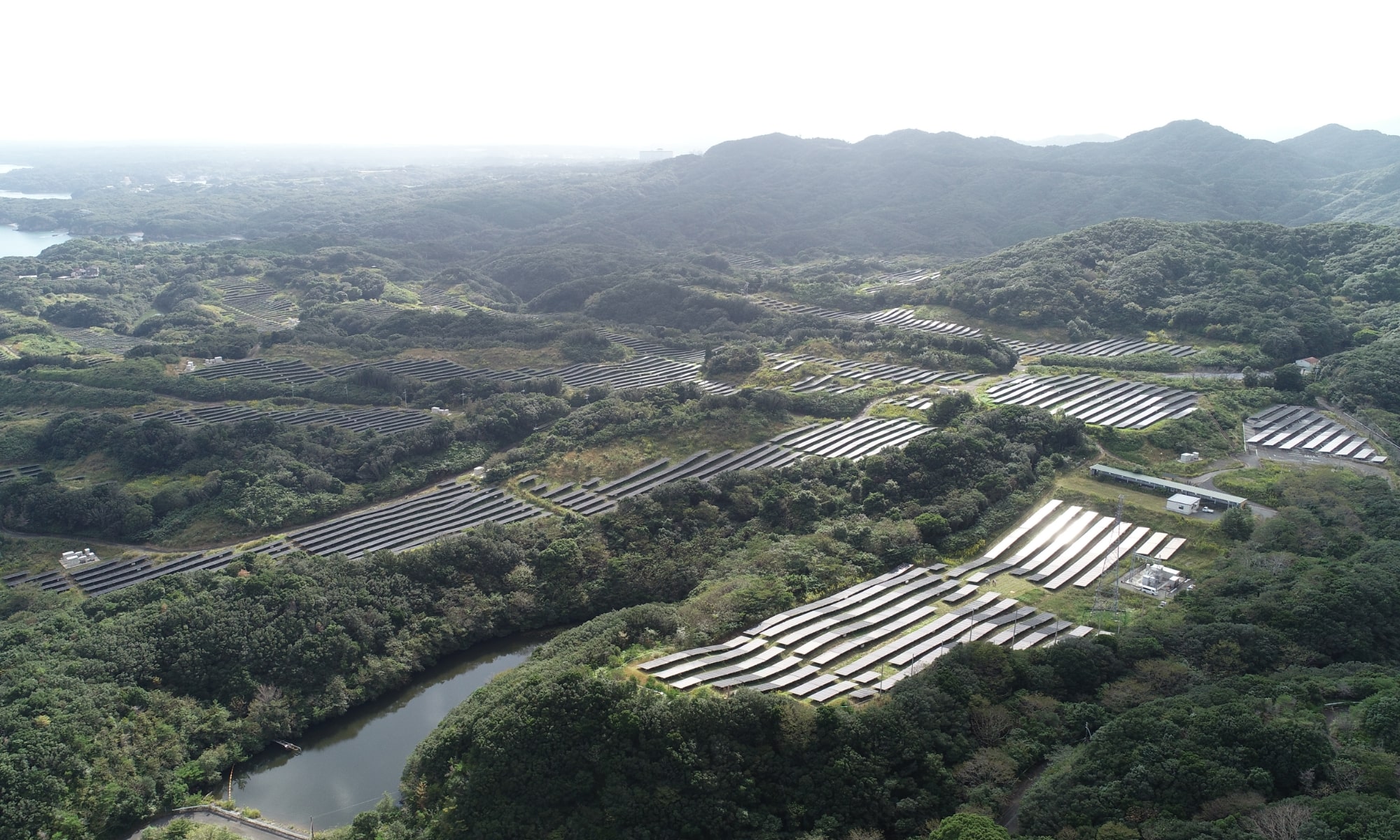 太陽光発電所　完成想定図